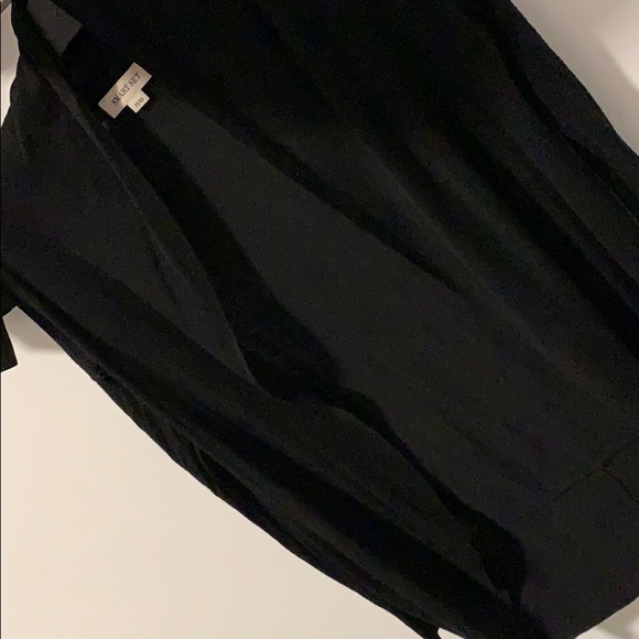 Black long, open cardigan - Picture 2 of 4